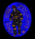 CWTW EST. Slap | Firefighter-Inspired Laminated Vinyl Sticker